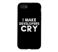 Ingénieur QA drôle et Chef de Projet, Je Fais pleurer Les développeurs Coque pour iPhone SE (2020) / 7/8
