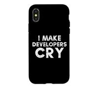 Ingénieur QA drôle et Chef de Projet, Je Fais pleurer Les développeurs Coque pour iPhone X/XS