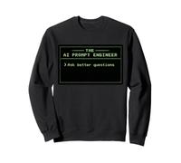 Ingénieur Rapide, drôle, IA, travailleur technologique rétro Sweatshirt