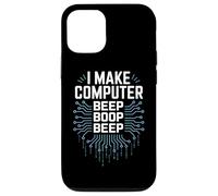 Ingénieur réseau I Make Computer Beep Boop Coque pour iPhone 12/12 Pro
