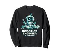 Ingénieur robotique en Formation de Robot Mignon Sweatshirt