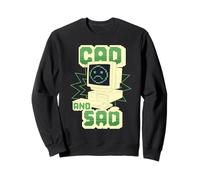Ingenieur Sciences d'ingénierie CAD and Sad Sweatshirt