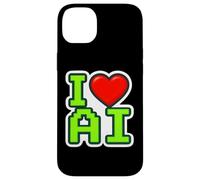 Ingénieur spécialiste en Intelligence Artificielle I Love AI Heart Coque pour iPhone 14 Plus
