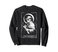 Ingénieur Steampunk Carte Tarot Gothique Mécanicien Sweatshirt