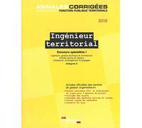 Ingénieur territorial 2019. concours specialites i