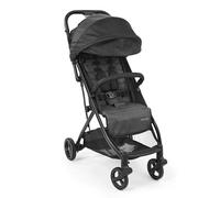 Ingenuity 3Dquickclose CS+ - Poussette compacte et légère, pliage à une main, capote XXL, grand panier, housse de pluie incluse, jusqu’à 22,5 kg (Noir)