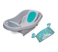 Ingenuity Baignoire Bébé, Grand Confort, Extra-Large Avec Porte Bébé En Tissu Doux, Coussins De Siege, Tablette, Jusqu'A 24 Mois G