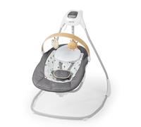 Ingenuity, Balancelle apaisante compacte SimpleComfort d'Ingenuity, arc d'activits mobile, sige pivotant, 6 vitesses, pour les 0-9 mois, jusqu' 9 kg - Parker