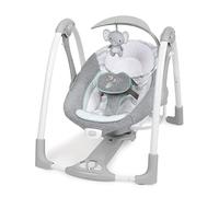 INGENUITY Balancelle Power Adapt Portable Swing - USB - Pliable - 61 x 77 x 53 cm - Multicolore - Dès la naissance gris TU