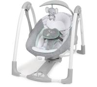 INGENUITY Balancelle Power Adapt Portable Swing - USB - Pliable - 61 x 77 x 53 cm - Multicolore - Dès la naissance gris TU