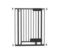 Ingenuity Barrière de Porte pour bébé avec pédale Mains Libres, Support à Pression ou matériel, 73-80 cm de Large, Double Serrure, Convient aux Animaux domestiques
