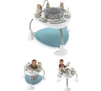 INGENUITY Centre d'activités bébé Spring & Sprout - 2 en 1 - lumineux et musical - 63 x 76 x 76 cm - multicolore - dès 6 mois Gris G