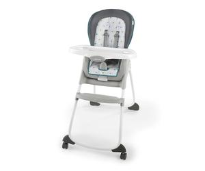 Ingenuity, Chaise Haute et Siège Réhausseur Évolutive pour bébé, Trio 3en1 Nash - Réglable, Pliable, Plateau Amovible, Facile à Nettoyer, 6 Mois à 5 ans (22,5 kg)