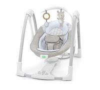 Ingenuity ConvertMe Swing-2-Seat, 5 Swing Modes, Vibrations, Music, USB PowerAdapt Cord,-Toy Bar - Wynn