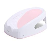 Ingenuity, Easy Rinse siège de bain pour bébé, support antidérapant pour nouveau-né, adapté aux bébés de 0 à 6 mois, rose