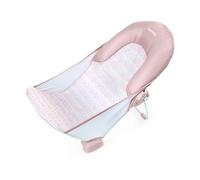 Ingenuity, FoldAway 2-Position Bather, siège de bain bébé réglable à 2 positions pour évier ou baignoire, âge 0-6 mois, jusqu'à 9 kg, Rose