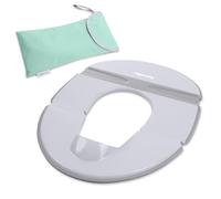 Ingenuity Foldaway Reducteur Toilette Enfant Siège de Pot de Voyage, Pliable & Compact, Antidérapant, Avec Protection anti-éclaboussures & Sac étanche, Adaptation universelle, 18 mois et plus