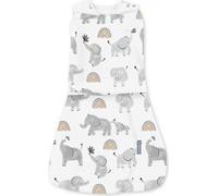 INGENUITY, Gigoteuse d'Emmaillotage, sac de couchage éléphant, pour mi-saison TOG 1. évolutive de 3 a 6 mois oeko-Tex