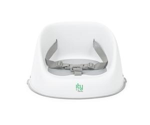 Ingenuity: ity by Ingenuity, rehausseur Simplicity Seat-Clean Baby, harnais 3 points, sangles amovibles et lavables - Gris