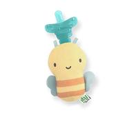 Ingenuity: ity by Ingenuity, Tétine, sans BPA, en silicone certifié, Abeille en peluche, jouet unisexe, pour nouveau-nés et plus grands -Bomby