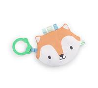 Ingenuity jouet bruissant ity by Ingenuity, renardeau pour nouveau-nés et plus grands, étiquettes en satin, anneau, jouet unisexe -Kitt
