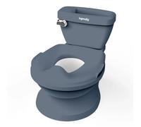 Ingenuity Mini Toilette Enfant Avec Réducteur De Toilette Inclus, Chasse D'eau Musicale Et Rangement Lingette Intégré Bleu Bleu