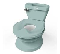 Ingenuity Mini Toilette Enfant Avec Réducteur De Toilette Inclus, Chasse D'eau Musicale Et Rangement Lingette Intégré Vert Vert