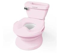Ingenuity Mini Toilette Fille Avec Réducteur De Toilette Enfant Inclus, Chasse D'eau Musicale Rose