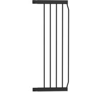 INGENUITY Rallonge, Extension Accessoire de barrière de sécurité 28 cm Noir Métal compatible barrière ouverture sans les mains