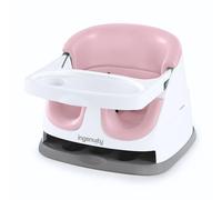 Ingenuity, Rehausseur de Chaise 2en1 pour Bébé et Enfants, Siège Evolutif, Harnais de Sécurité à 3 Points, Plateau Amovible, sons BPA, Portable et Facile à Nettoyer, Peony, 6-36 Mois