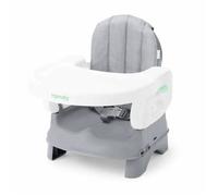 Ingenuity Rehausseur De Chaise Deluxe Pliable Gris, Nomade Avec Tablette Et Sangles Inclus Gris