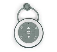 Ingenuity Serenity Glow Tétine portable - Machine sonore pour bébé en déplacement avec anneau lumineux à changement de couleur, sons de nature et de bien-être, rechargeable (USB-C)