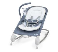 INGENUITY Transat massage ventre - Chambray, Position fixe ou a bascule, Pliage ultra-compact avec sac de rangement fourni