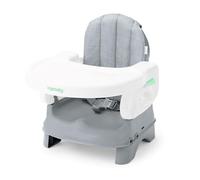 INGENUITY Rehausseur de chaise deluxe pliable Turquoise, nomade avec tablette et sangles inclus