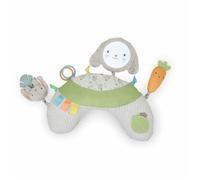 Ingenuity, Traversin Cozy Prop Sylvi - Coussin Tummy Time Multisensoriel avec 4 Jouets Amovibles, Stimule le Développement, 0 Mois et Plus, Lapin en Peluche