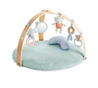 INGENUITY Tapis d'éveil et d'activités Cozy Spot Loamy™, réversible, arche de jeux en bois, ultra doux, dès la naissance