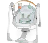 INGENUITY Transat bébé balancelle électrique pliable -Cosy Spot- arche jouets amovible, réglages balancement, minuterie, inclinaison