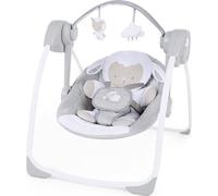 INGENUITY Transat bébé Balancelle électrique pliable - Petit Mouton - Arche et jouets amovible, réglages de minuterie, balancement
