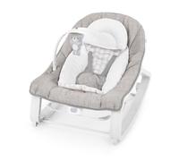 INGENUITY Transat bébé bascule évolutif 3-en-1 Keep Cozy -Linden- 3 Positions: arche avec jouets peluches amovible, jusqu'à 18 kg