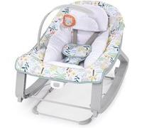 INGENUITY Transat bébé bascule évolutif 3-en-1 Keep Cozy -Tropical Rainbow- 3 Positions: arche avec jouets amovible, jusqu'à 18 kg