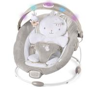 INGENUITY Transat bébé confort Petit Lapin, Arche d'éveil lumineuse, Coussin réducteur amovible
