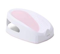 INGENUITY Transat de bain bébé fille antidérapant, de 0 à 6 mois ou 9kg, transat perforé pour laisser couler l'eau, Rose