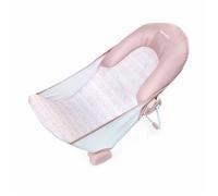Ingenuity, FoldAway 2-Position Bather, siège de bain bébé réglable à 2 positions pour évier ou baignoire, âge 0-6 mois, jusqu'à 9 kg, Rose