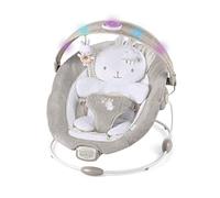 Ingenuity, Transat et Siège Sauteur - Twinkle Tails, 7 Mélodies et Vibrations Apaisantes, Arche de Lumière et Jeu Amovible, 2 Jouets D’activités, Ultra-Doux, Dès la Naissance à 9 kg