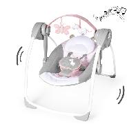 INGENUITY Transat pour bébé balancelle électrique pliable - Flora - Arche, cadeau bébé, réglages balancement, minuterie