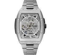 Ingersoll 1892 The Challenger Montre Automatique pour Homme 42 mm avec Cadran argenté et Bracelet argenté en Acier Inoxydable I12310