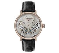 Ingersoll 1892 The Tennessee Montre Automatique pour Hommes avec Cadran Gris Clair et Bracelet en Cuir Noir - I13101