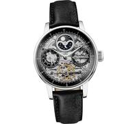Ingersoll en cuir pour hommes Montre analogique Casual noire D2UIN07701