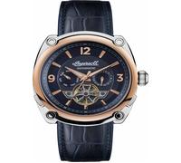 Ingersoll Men's The Michigan Automatic Watch with Blue Dial and Blue Leather Strap I01101B