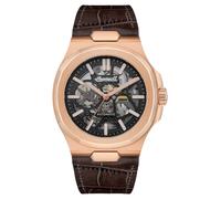 INGERSOLL Montre à affichage analogique marron / or / noir, Taille One Size